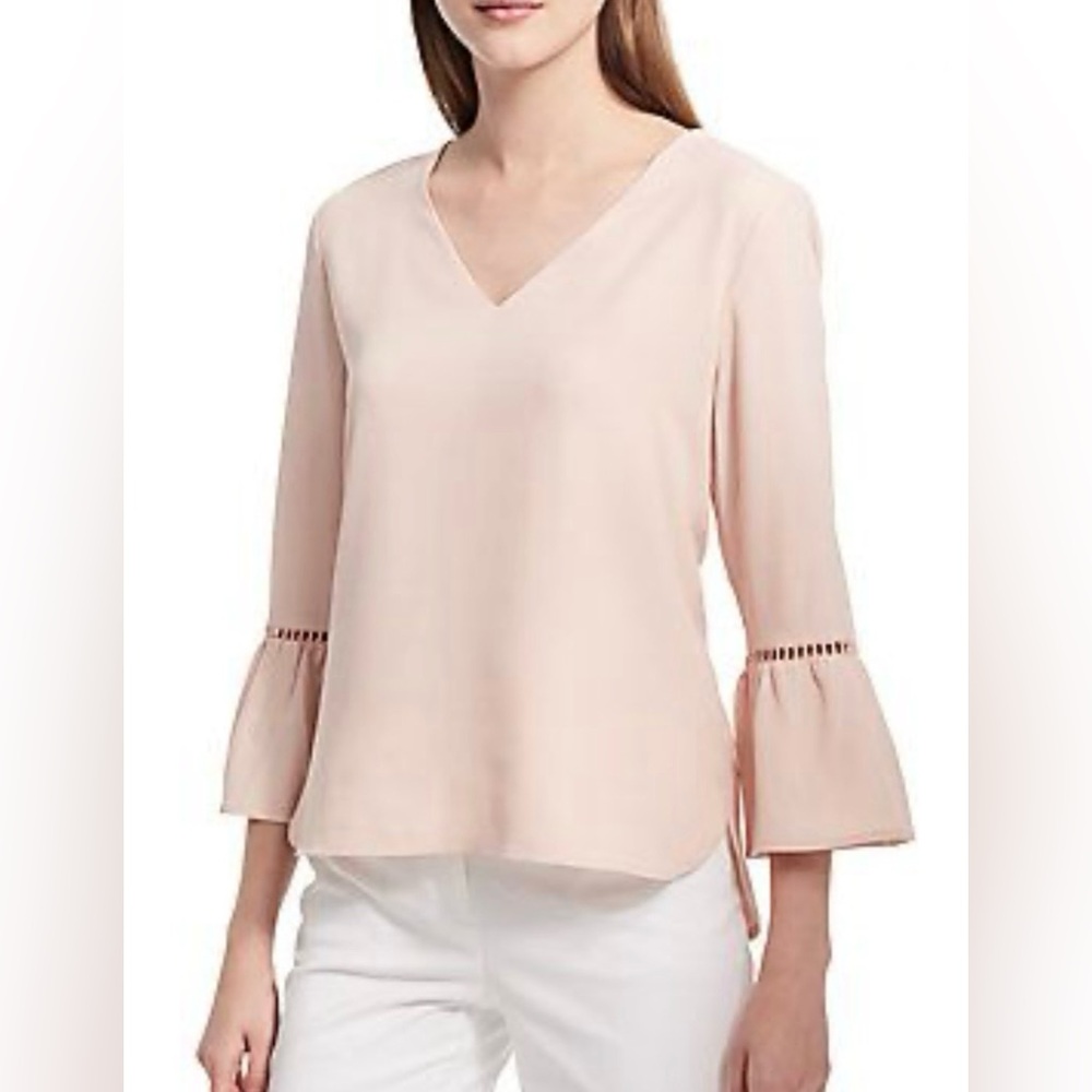 Calvin Klein Blouse Bell-Sleeve